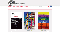 Desktop Screenshot of editionsdelolivier.fr
